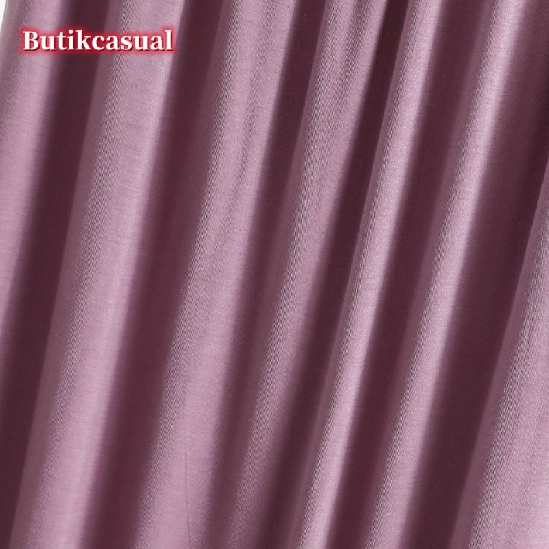 Chân Váy cotton Dài Dáng Rộng Lưng Cao Màu Trơn Thời Trang Mùa Hè 2023 Cho Nữ