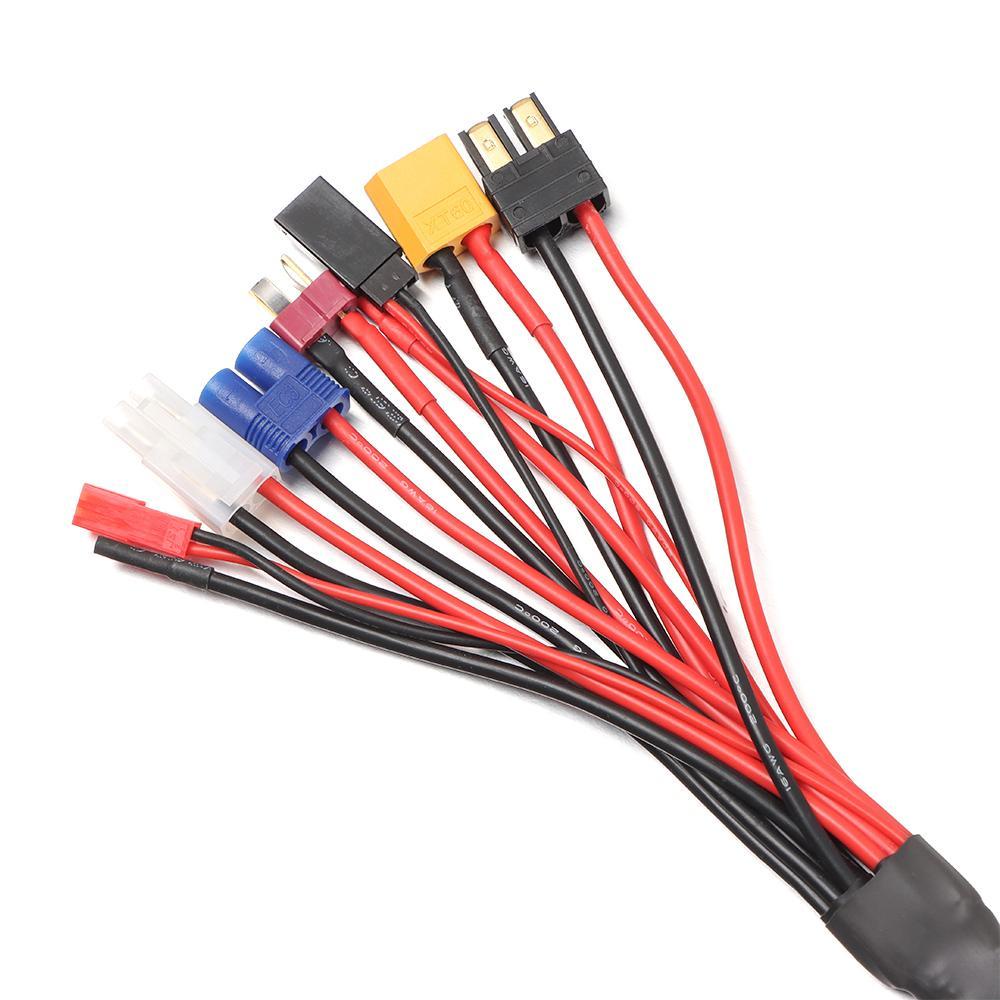 CHOOKEY Cáp Sạc Pin Lipo Mini Đầu Vào 4.0mm XT60 Sang Đầu Ra JST XT60 EC3 Futaba Tamiya Thay Thế Chuyên Dụng