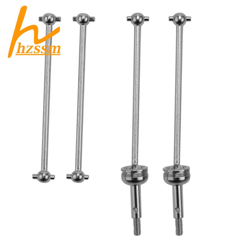 4 Trục Ổ Đĩa Trước & Sau Hình Xương Chó Thông Dụng Cho Wltoys 144001 Phụ Kiện Cho Xe Hơi Điều Khiển Từ Xa 1 / 14