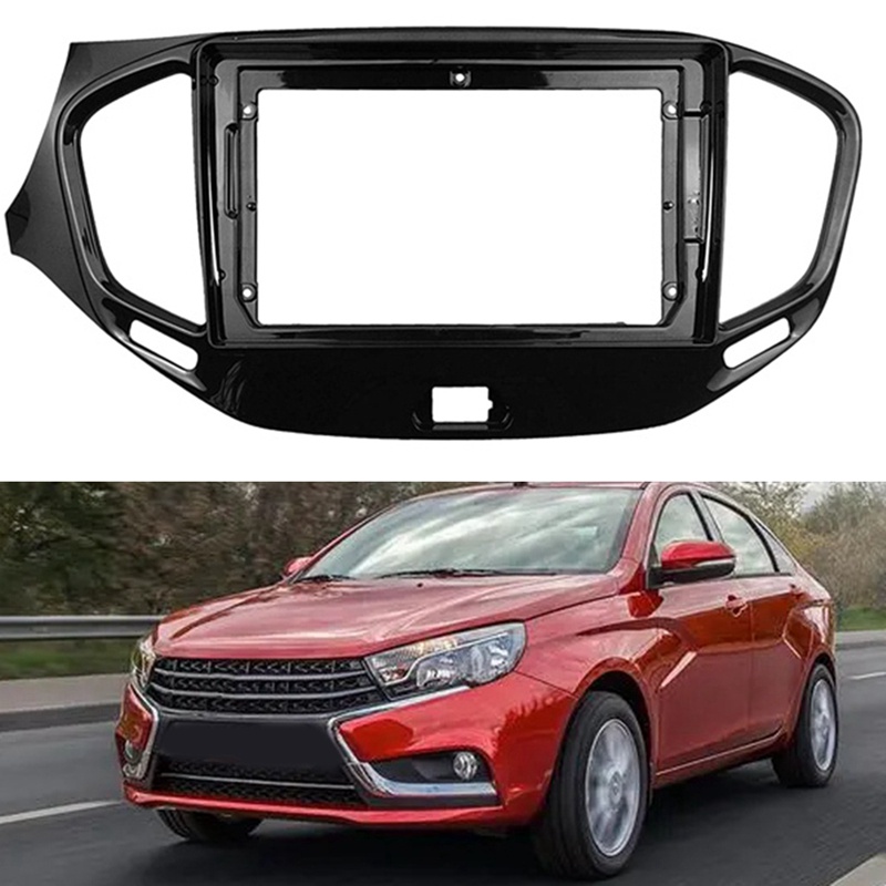 Khung Gắn Bảng Điều Khiển Âm Thanh Fascia 9 Inch Cho Xe Hơi LADA Vesta Cross Sport 2015-2018 2Din Fascia