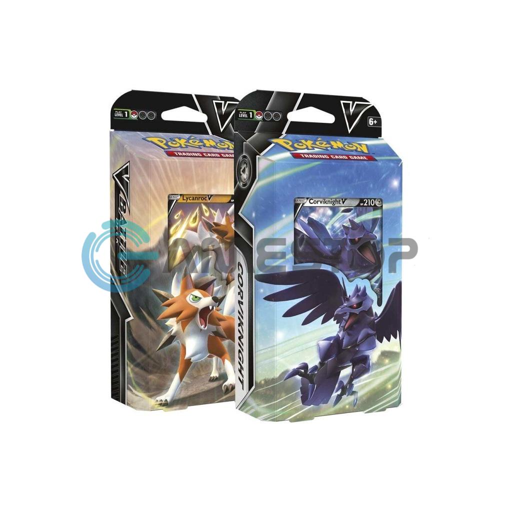 Thẻ bài Pokemon TCG V Battle Deck Lycanroc vs Corviknight phiên bản tiếng Anh POKTCGUS2TH11