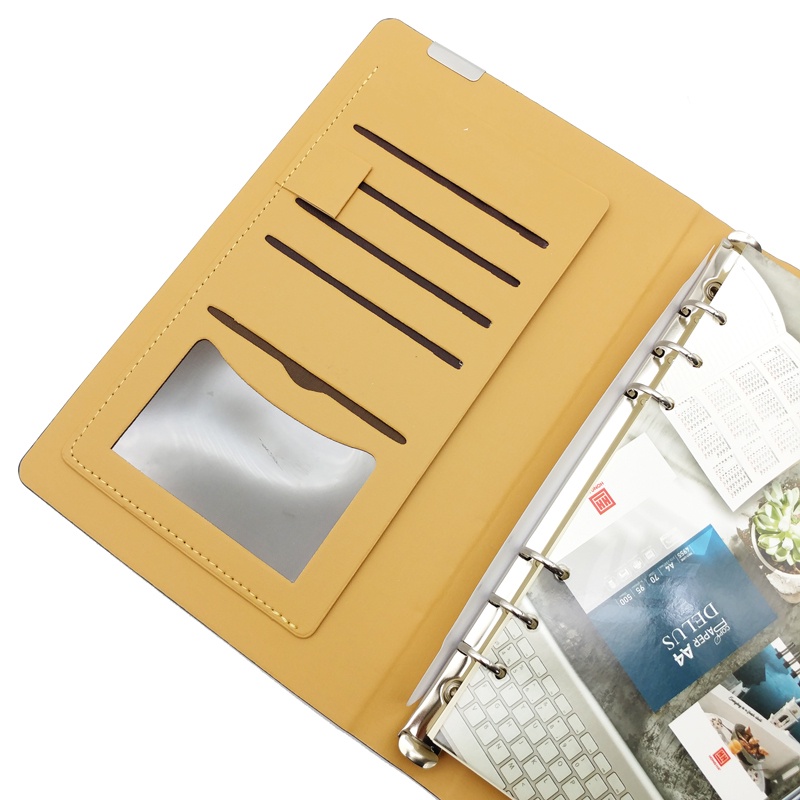 Sổ Bìa Còng Office A5 Kẻ Ngang 200 Trang 70gsm - Hồng Hà 9230 - Màu Xanh Dương