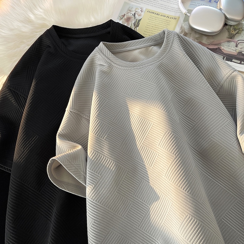 Áo Thun Tay Ngắn Cổ Tròn Thời Trang Mùa Hè Cho Nam