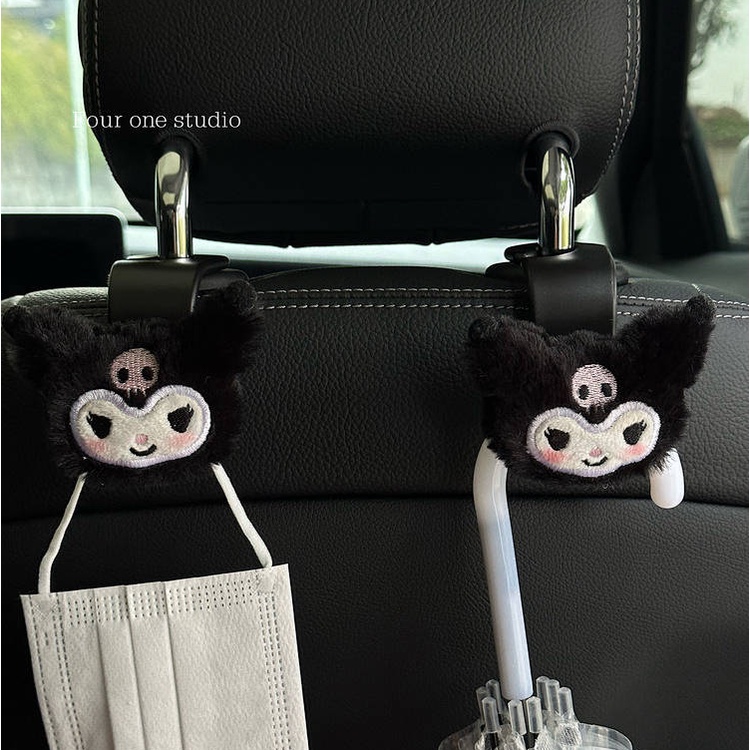 Clow M Car Hook Cute Car Seat Multifunctional Storage Rear Storage Rack for Girls Car Interior Supplies TMbA
