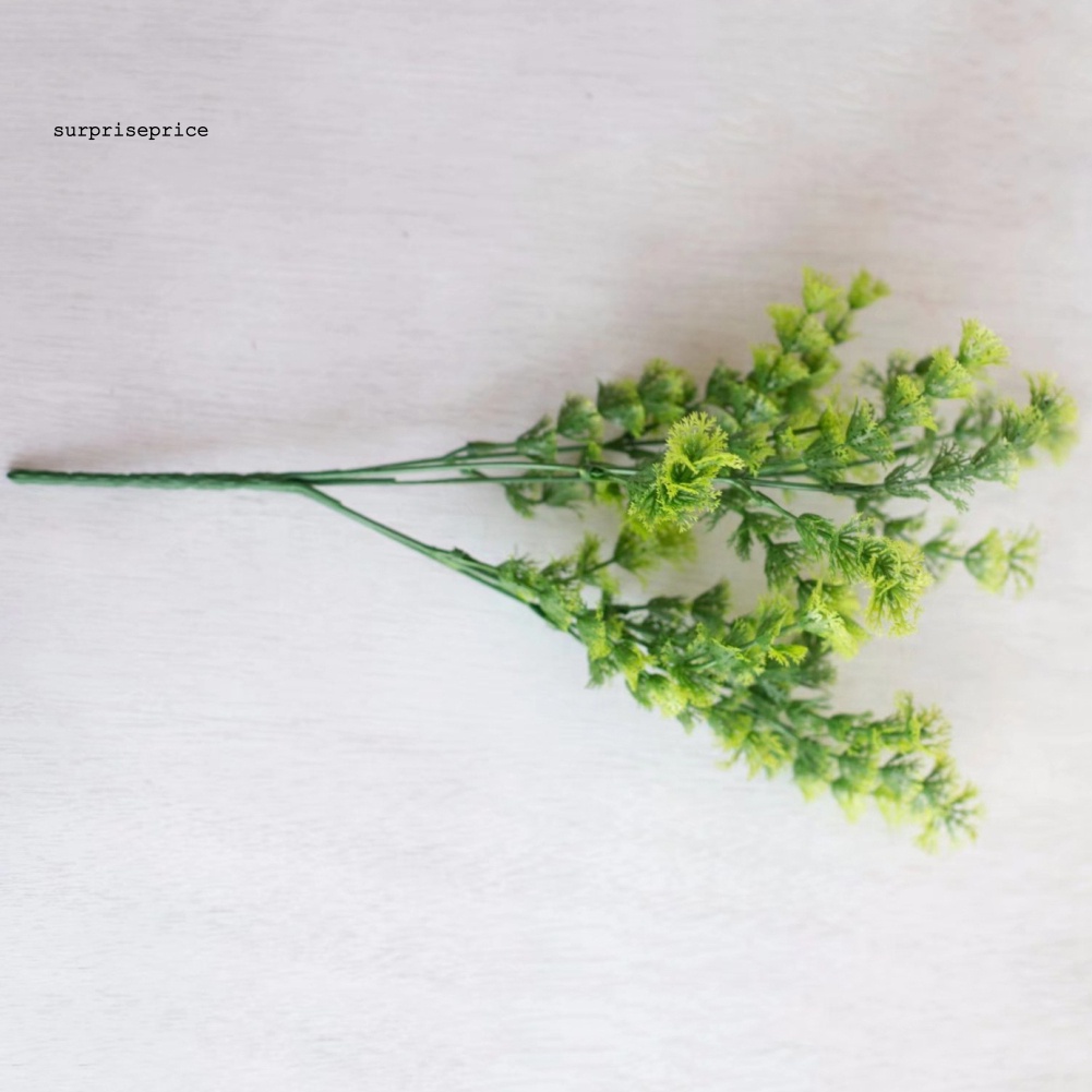 1 Bó Hoa Mimosa Xanh Nhân Tạo Bằng Nhựa Dùng Cho Trang Trí