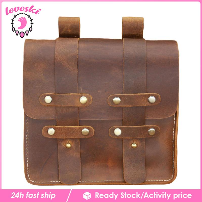 Túi Đeo Hông Bằng Da PU Phong Cách Vintage Thời Trang Đi Bộ