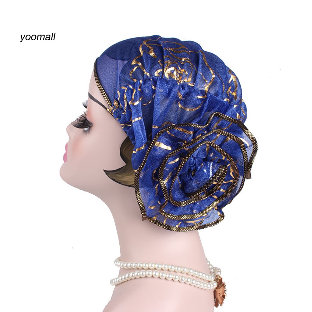 Mũ Trùm Đầu Họa Tiết Hoa Thời Trang Cho Nữ