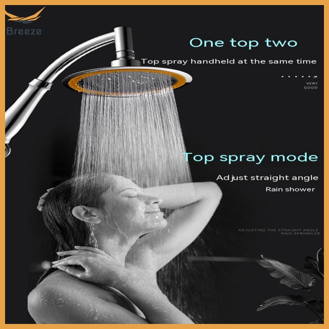 Vòi Hoa Sen Áp Suất Cao 5 / 6 Inch Có Thể Điều Chỉnh Xoay 360 Độ Tiện Dụng