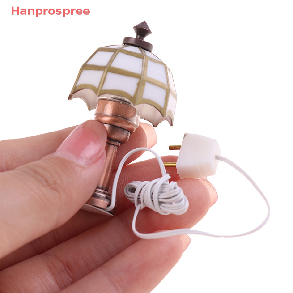 Mô Hình Đèn Bàn Mini 12V 1: 12 Dùng Để Trang Trí Nhà Búp Bê