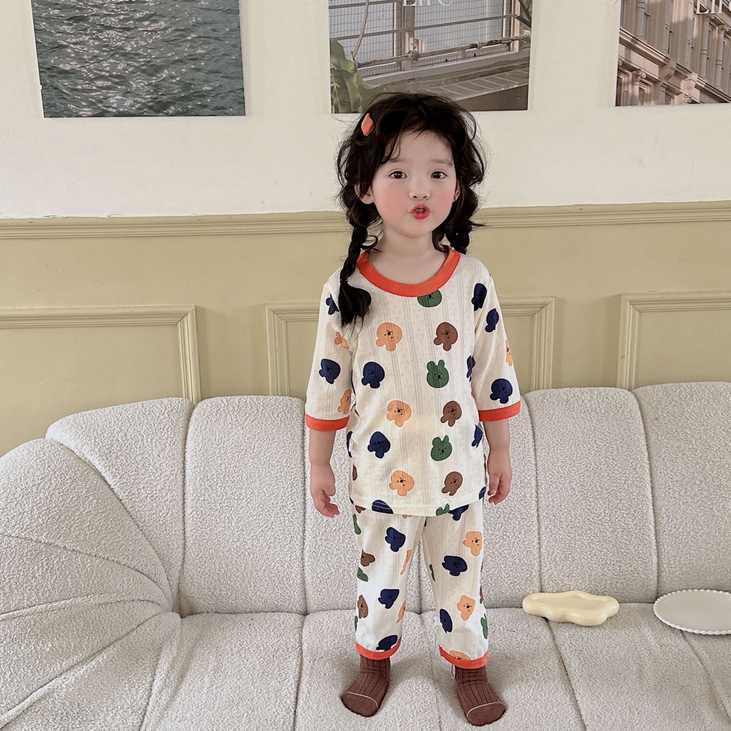 Bộ Đồ Ngủ Ấm Áp Dễ Thương Cho Bé 0-7 Tuổi