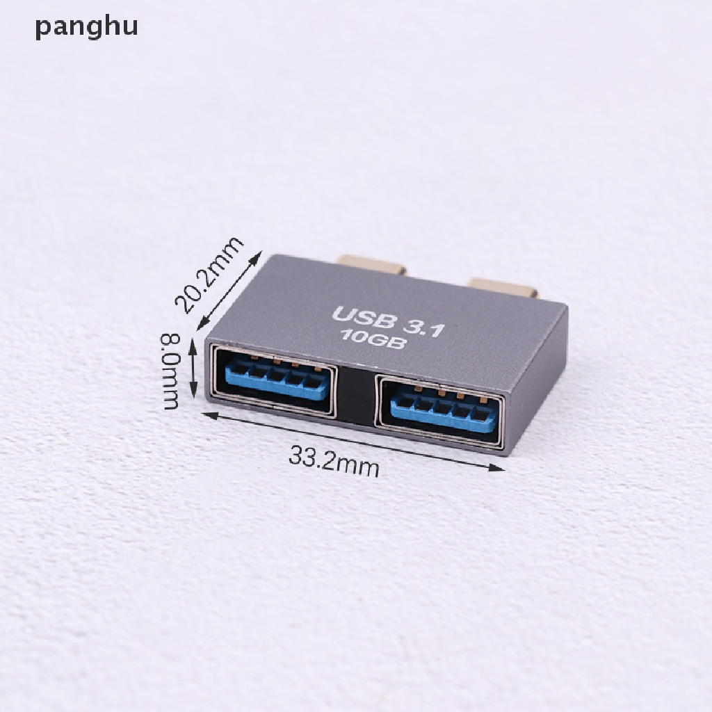 Đầu Nối Chia Hai Cổng USB C Sang Hai Cổng Type-C USB A Cho Sạc USB C PD Laptop