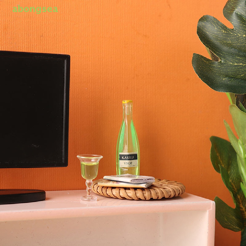 1 Bộ Ly Rượu Cocktail Trang Trí Nhà Búp Bê 1: 12