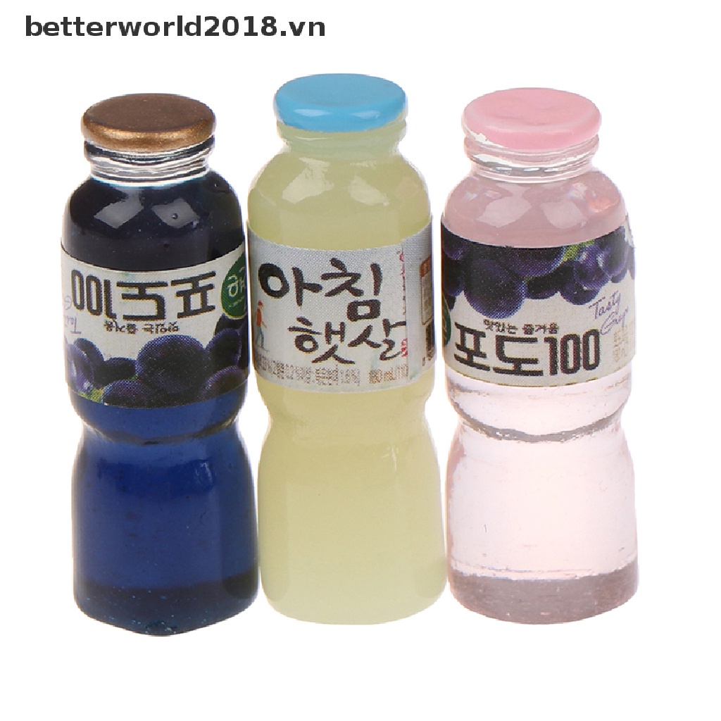 Set 5 Bình Nước Mini Tỉ Lệ 1: 12 Trang Trí Nhà Búp Bê