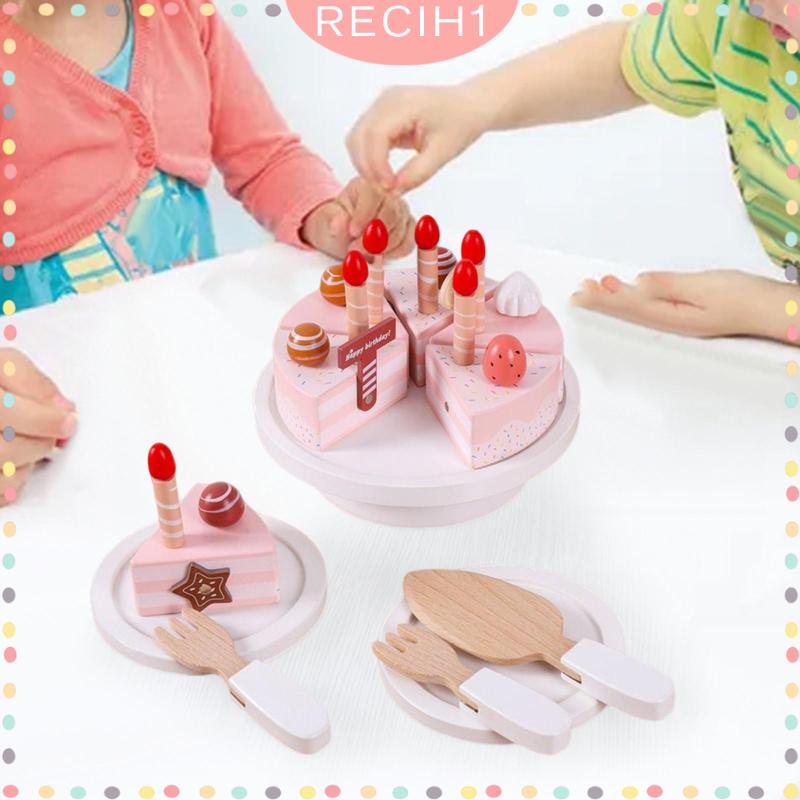 Bộ Đồ Chơi Bánh Kem Bằng Gỗ DIY Dành Cho Bé