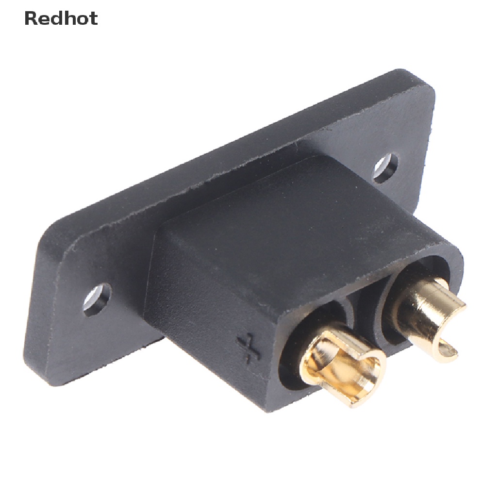 &lt; Redhot &gt; Phích Cắm Điện Xt90e-m Mạ Vàng Có Lỗ Cố Định Mô Hình