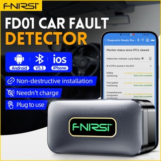 Fnirsi fd10 car obd2 scanner code reader clear error obd diagnostic tool ios android bluetoothv5.1 check engine light car repair