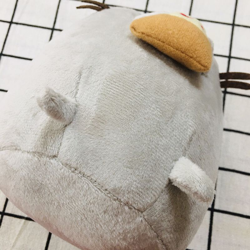 Gối Nhồi Bông Hình Bánh Donut / Mèo Hoạt Hình Dễ Thương Cho Bé