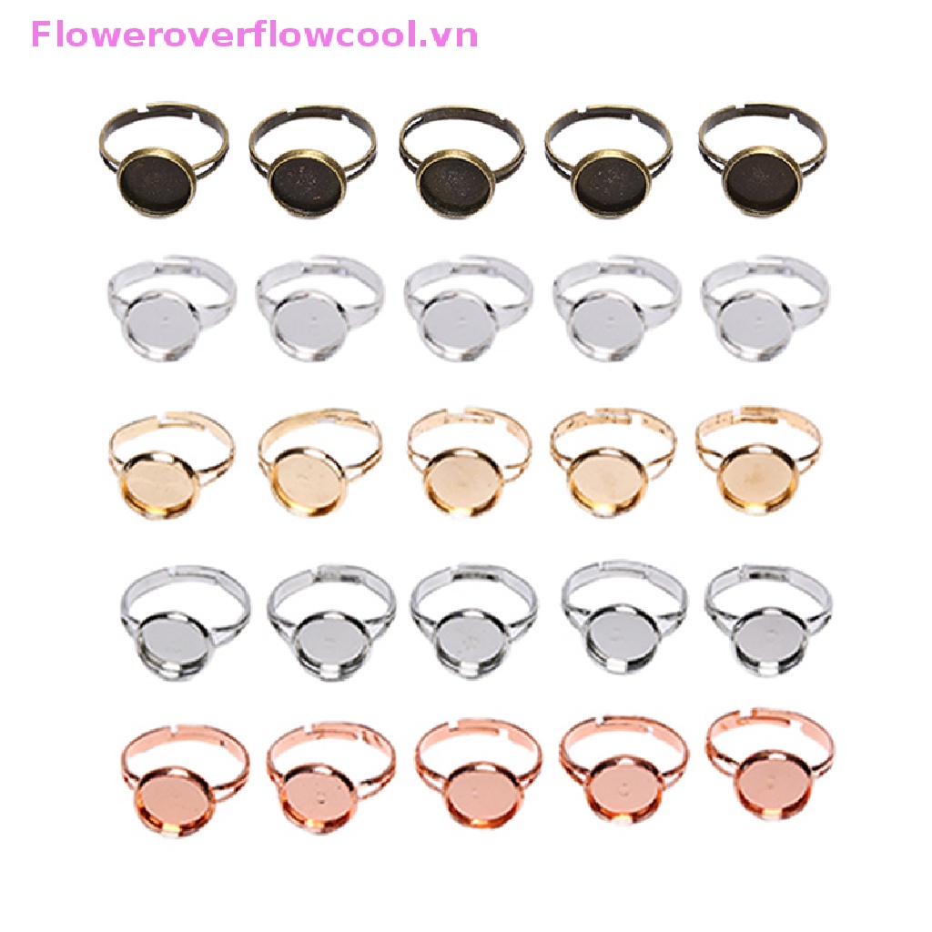 Set 10 Đế Nhẫn Trơn Có Thể Điều Chỉnh Kích Cỡ COOLLADY