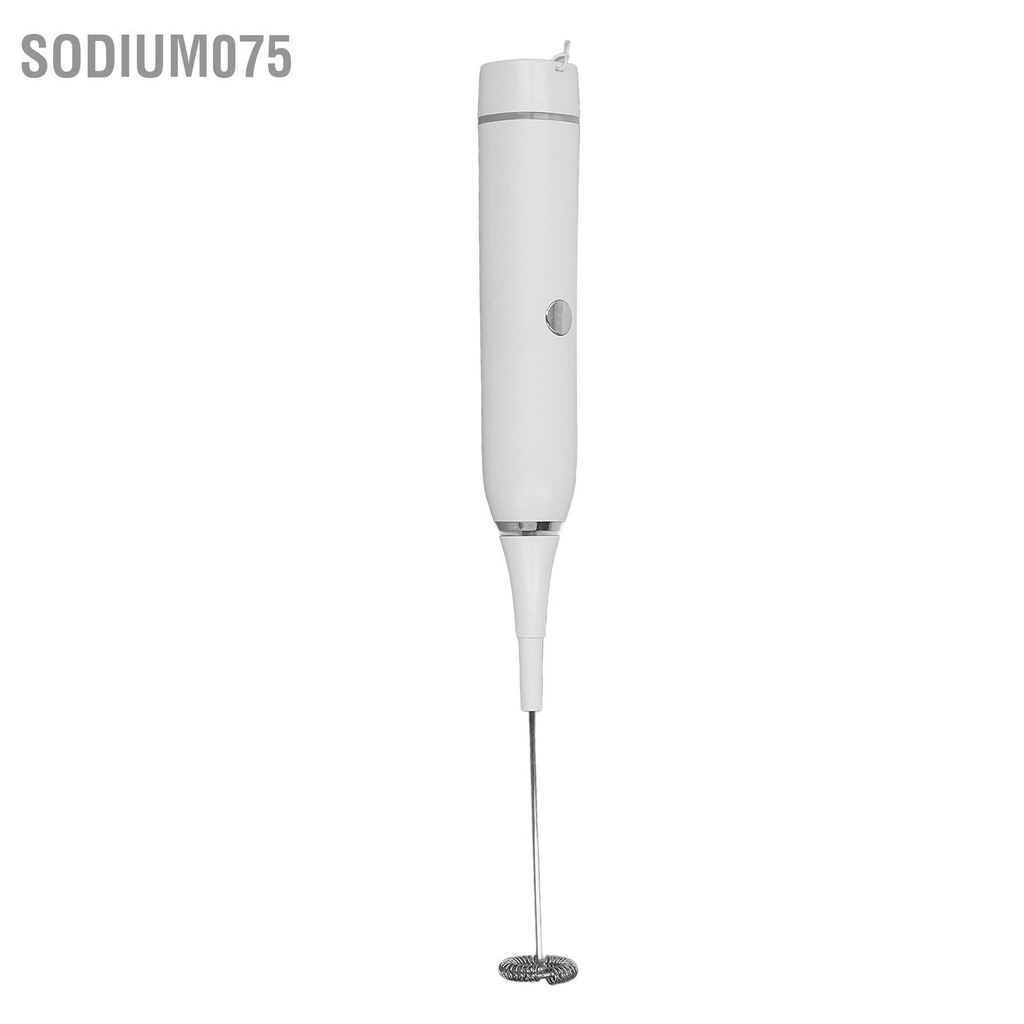 Sodium075 Máy tạo bọt sữa điện cầm tay 5V 2A 4W Chất liệu PP chắc chắn Thao tác dễ dàng