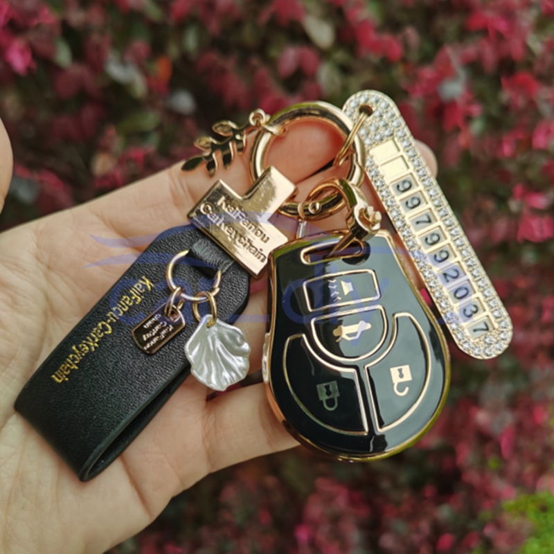 Vỏ Bọc Chìa Khóa Điều Khiển Từ Xa Bằng TPU Cho Nissan Livina March Sunny Sylphy Tiida