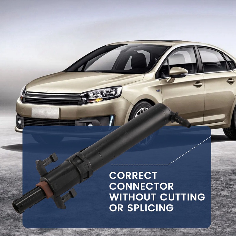 Vòi Phun 6438P1 6438F3 Cho Máy Rửa Đèn Pha Peugeot 307 207 607 Citroen C4 C5