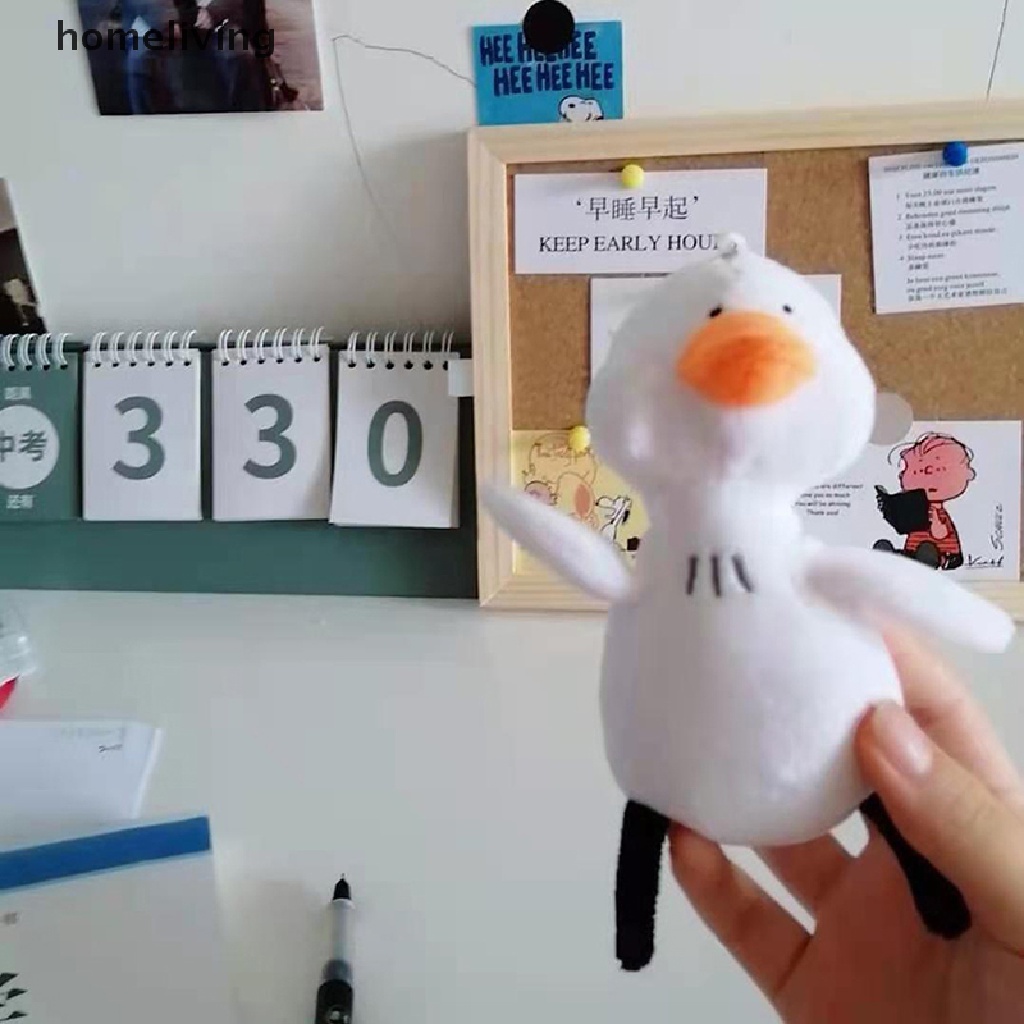 Móc Khóa Vịt Nhồi Bông Mềm Mại Dễ Thương