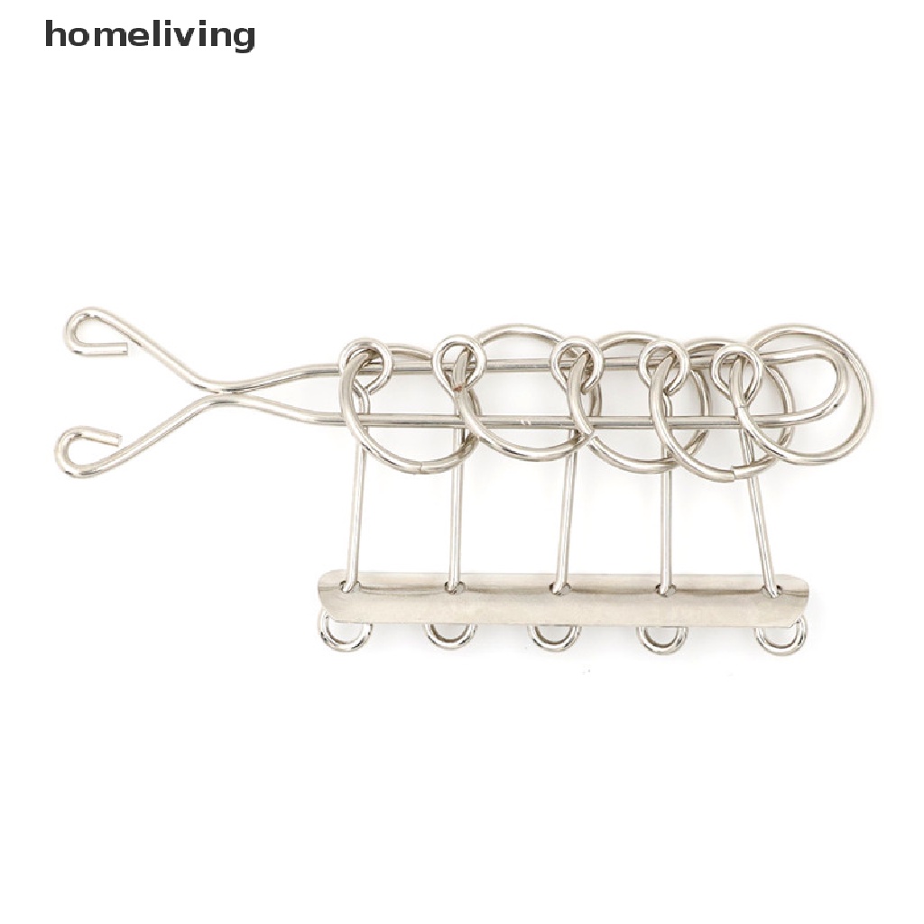 Đồ Chơi Xếp Hình 5 Vòng Liên Kết Bằng Dây Và Kim Loại Giáo Dục Cho Bé