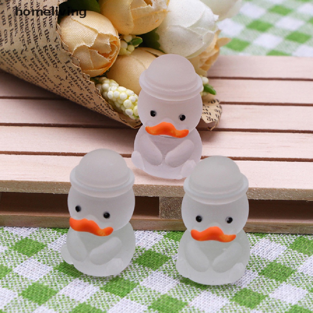 Chú Vịt Hoạt Hình Phát Sáng Trong Bóng Tối Nhiều Màu Sắc Ngẫu Nhiên Dùng Để Trang Trí