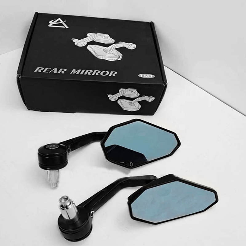 Gương Chiếu Hậu Bằng Hợp Kim Nhôm Xoay 360 Độ Chuyên Dụng Cho° Gương Chiếu Hậu Có Thể Điều Chỉnh Dành Cho Xe Đua Hero