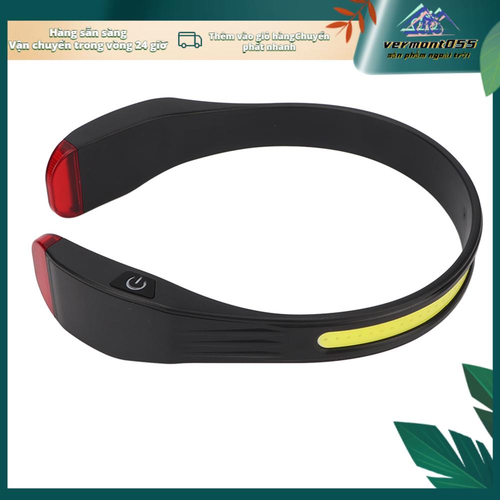 Vermont055 Đèn Pha LED Nhẹ Mềm Ánh Sáng Đỏ IPX4 Chống Nước Thoải Mái Di Động COB Đội Đầu Cho Cắm Trại Ngoài Trời