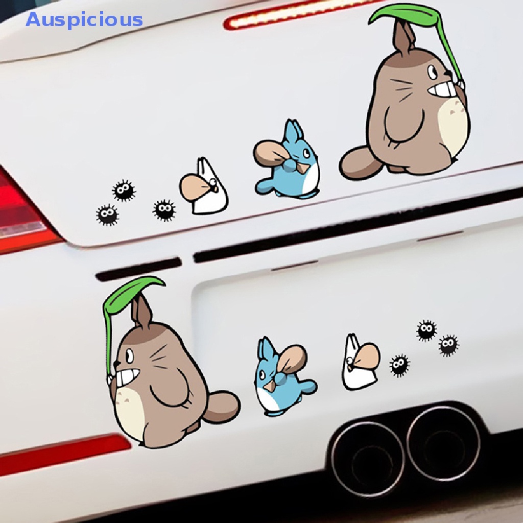 1 Miếng Dán Trang Trí Xe Hơi / Xe Máy Hình Totoro Hạt Sồi