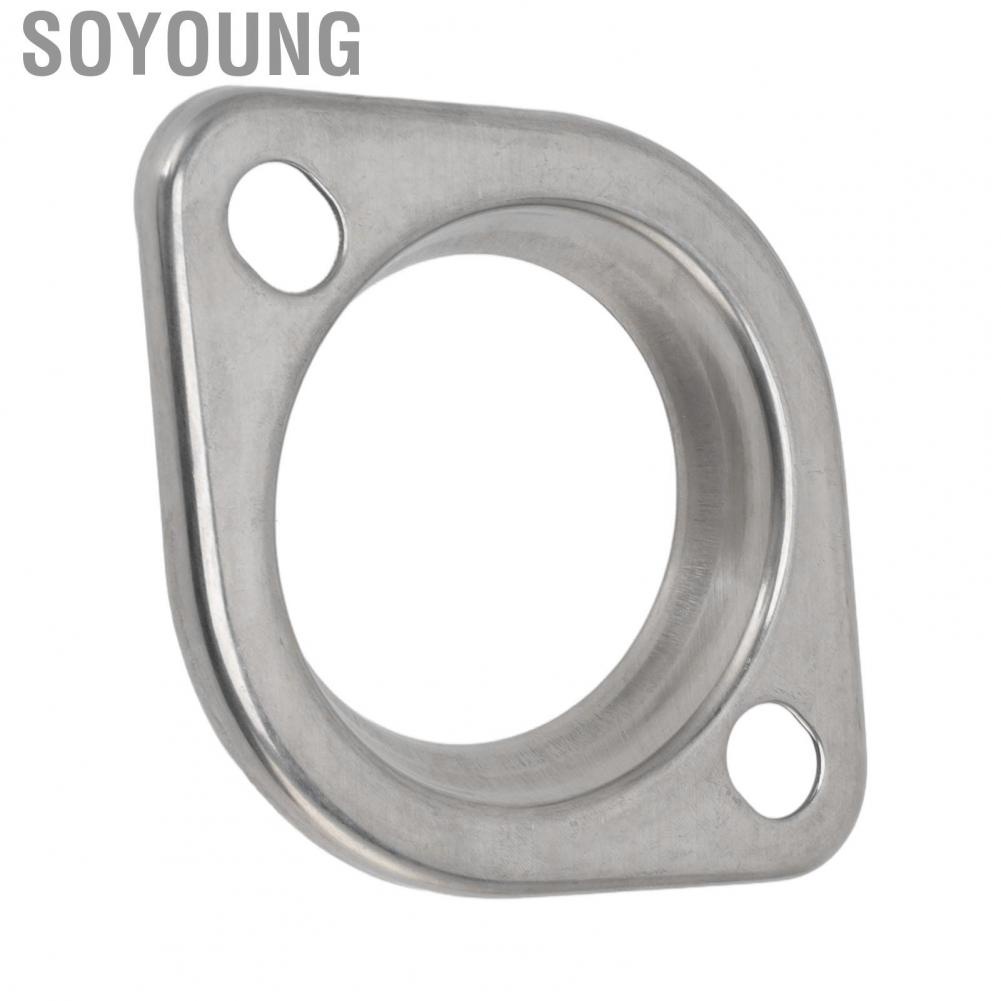 Soyoung Flange Gasket Connection Adapter  Exquisite Appearance Professional Stainless Steel Fitting High Temperature Resistant for Car