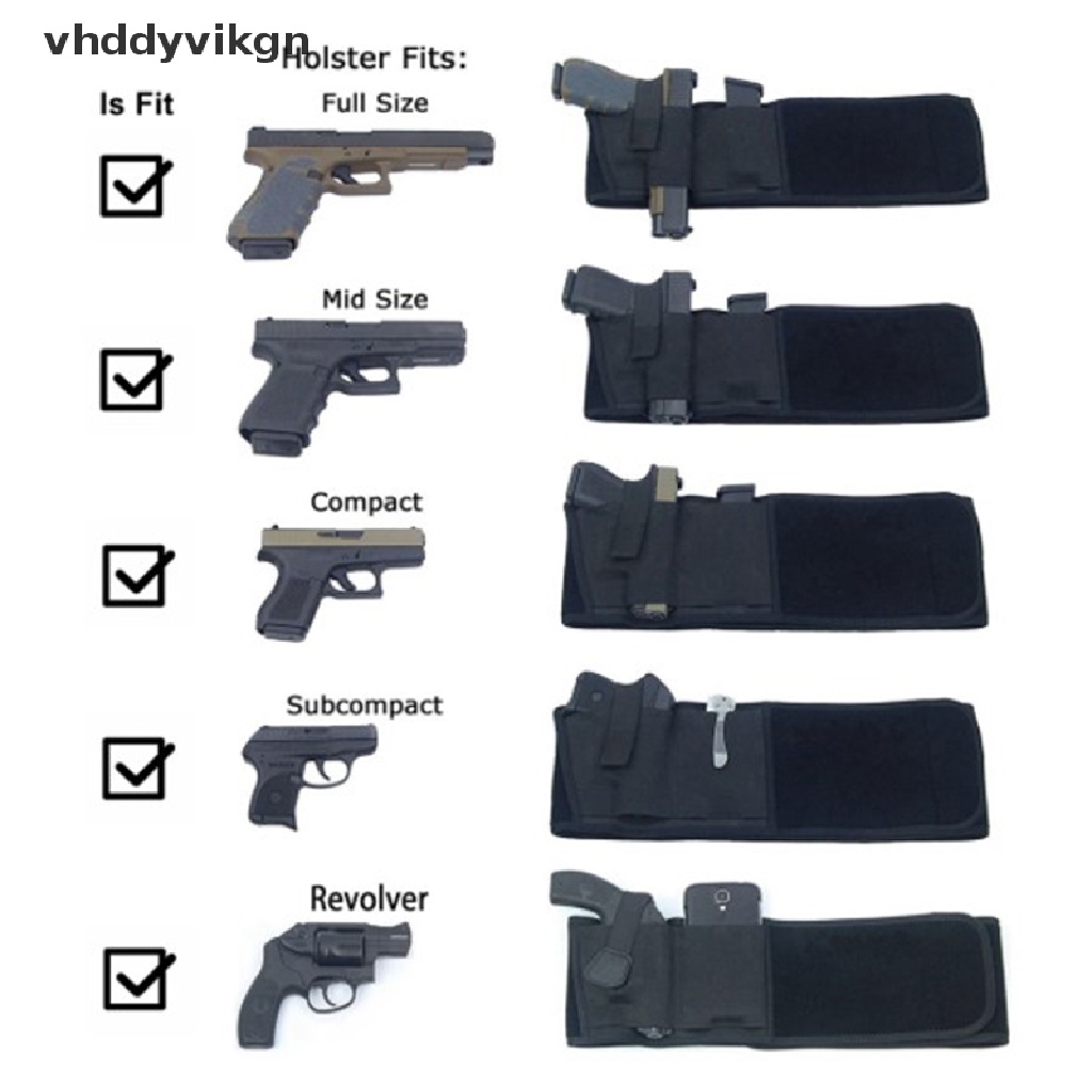 1 Túi Đeo Hông Đựng Súng Bụng Tàng Hình Co Giãn Vn VN