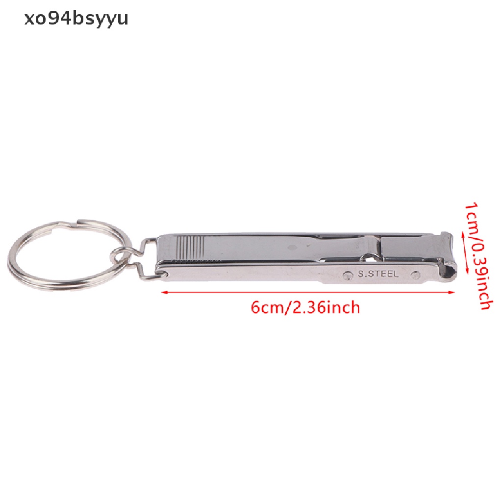 Kềm Cắt Móng Tay xo94bsyyu Bằng Thép Không Gỉ Có Thể Gập Lại Tiện Dụng