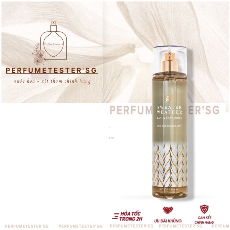 Xịt Thơm Toàn Thân Bath & Body Works SWEATER WEATHER -𝒑𝒆𝒓𝒇𝒖𝒎𝒆𝒕𝒆𝒔𝒕𝒆𝒓