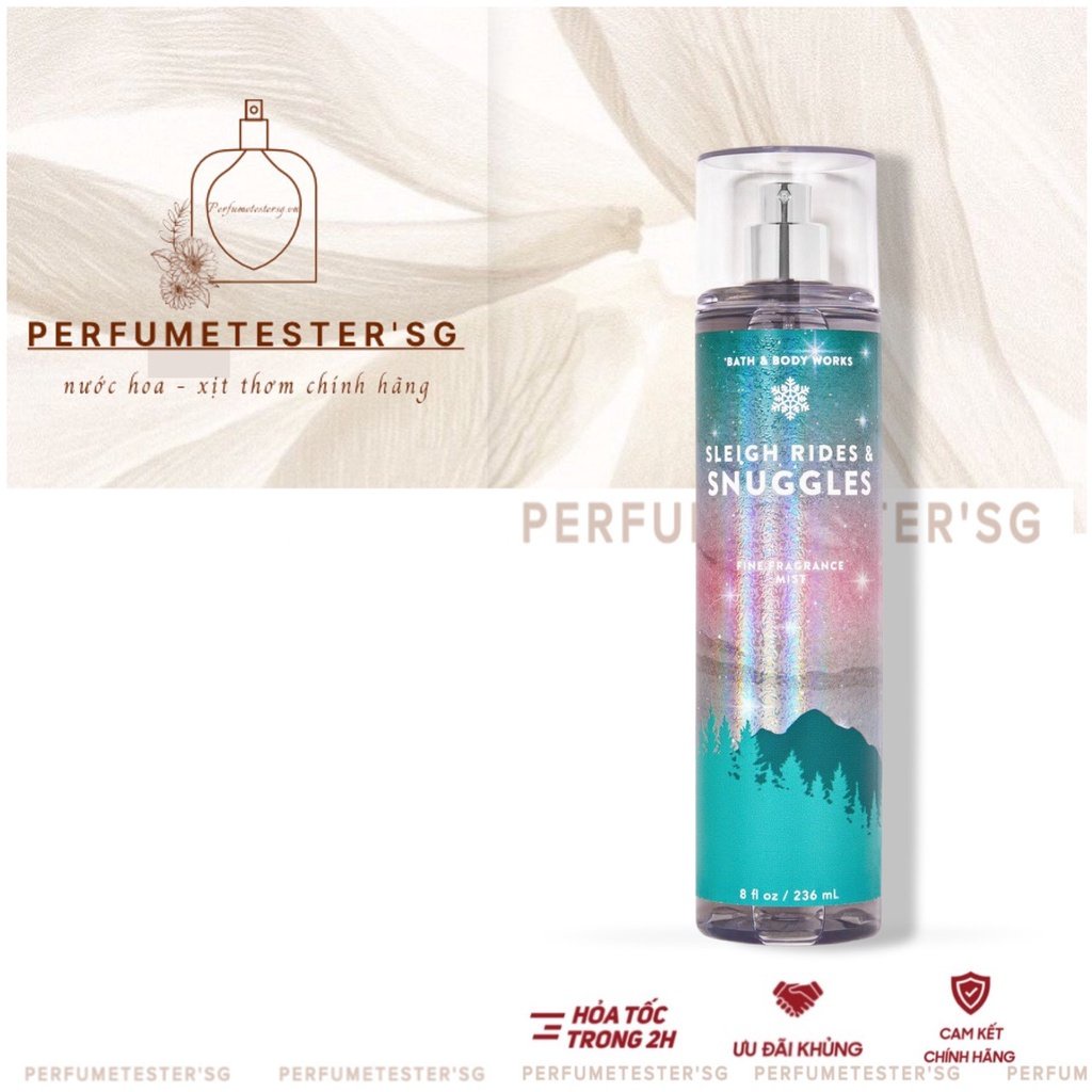 Xịt thơm Bath & Body Works mùi Sleigh Rides Snuggle -𝒑𝒆𝒓𝒇𝒖𝒎𝒆𝒕𝒆𝒔𝒕𝒆𝒓
