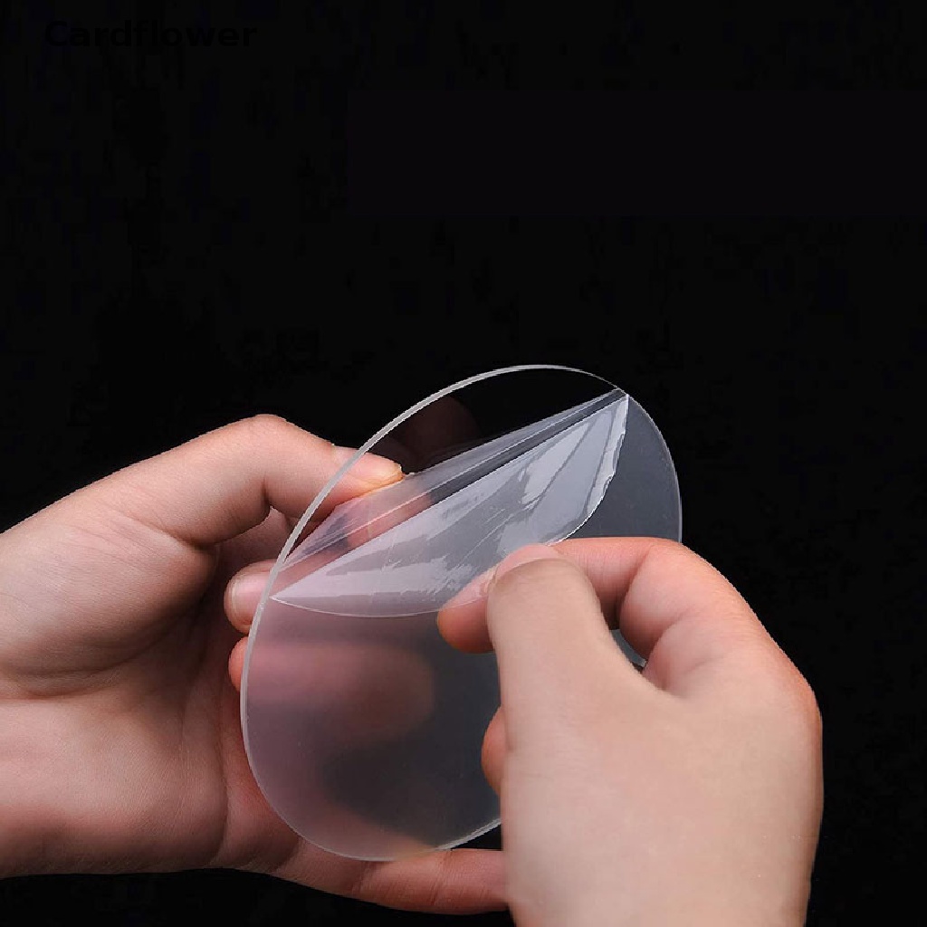 Bộ 50 Móc Khóa Tròn Bằng Acrylic Trong Suốt