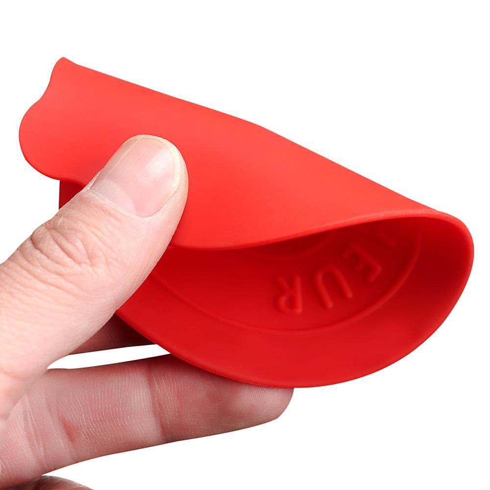 KUNHEV Bộ 3 Nắp Đậy Bảo Quản Thực Phẩm Bằng Silicone Chịu Nhiệt Chống Bụi