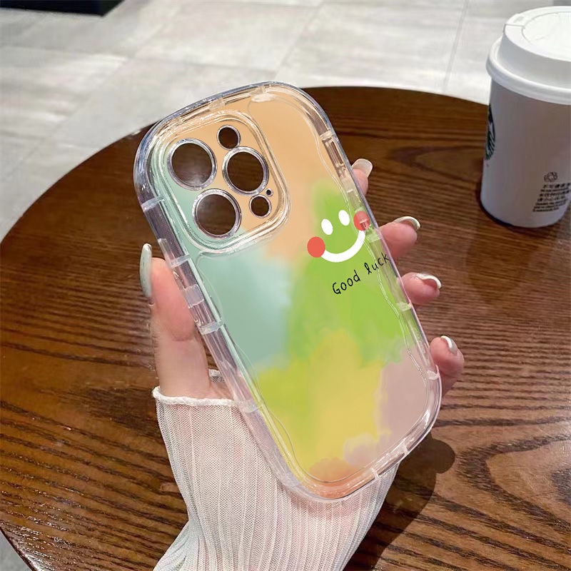 ✅Ốp Điện Thoại Mềm Trong Suốt Chống Sốc Hình Mặt Cười Cho Iphone 711iPhone1412Good / xs promax / 138pxr OT0Y