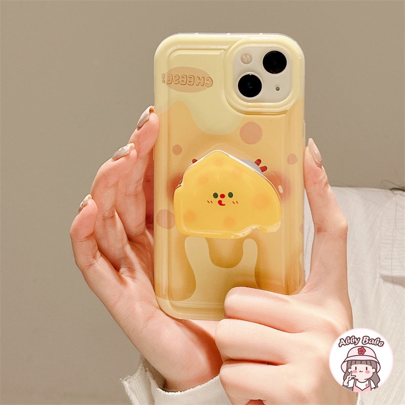 Ốp Điện Thoại TPU Mềm Chống Mồ Hôi In Hình Spongebob Gắn Giá Đỡ Hình Phô Mai Iphone 14 Pro Max 11 12 11 Pro Max X XS