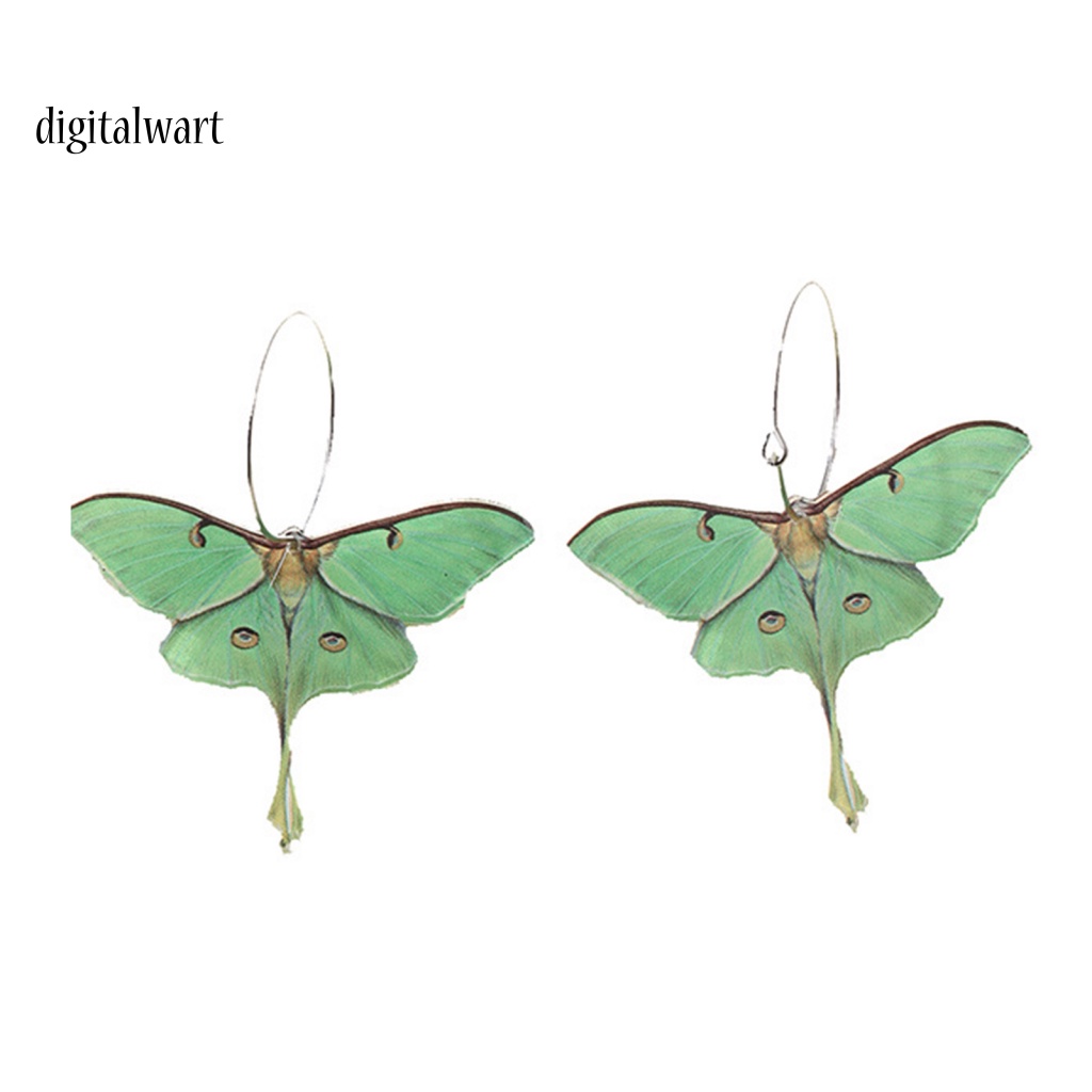 Kỹ Thuật Số| 1 Đôi Bông Tai Tròn Lớn Mặt Bướm Hình Học Thời Trang Dành Cho Nữ