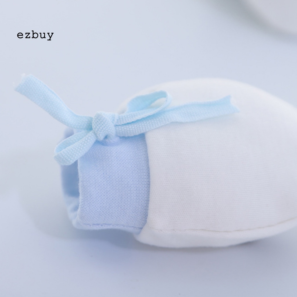 Găng Tay Giữ Ấm Chống Trầy Xước Bảo Vệ Mặt Dành Cho Trẻ Sơ Sinh 0-6 Tháng Tuổi