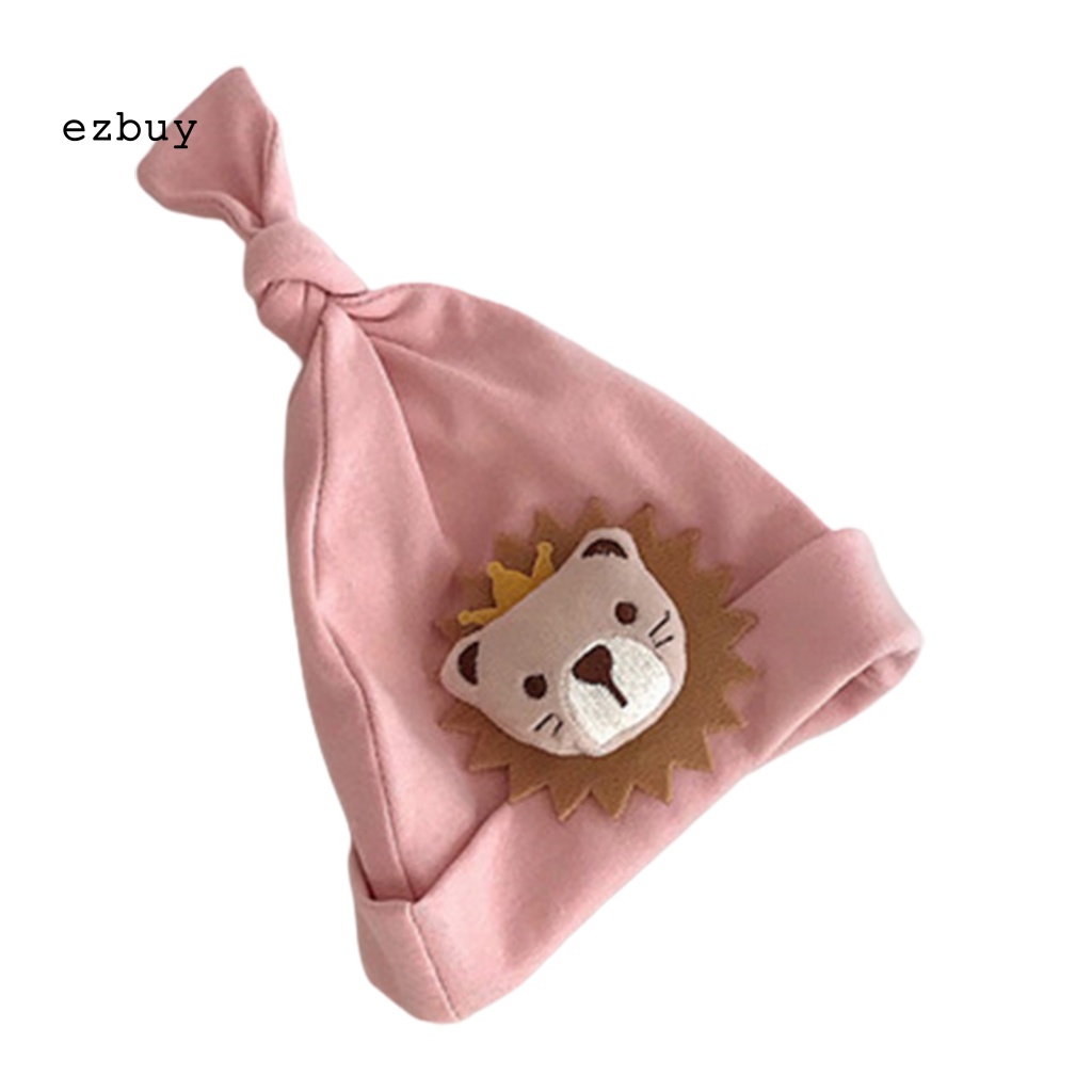 Mũ Beanie Dày Dặn Thoáng Khí Không Biến Dạng In Hình Sư Tử Dành Cho Bé Trai Gái