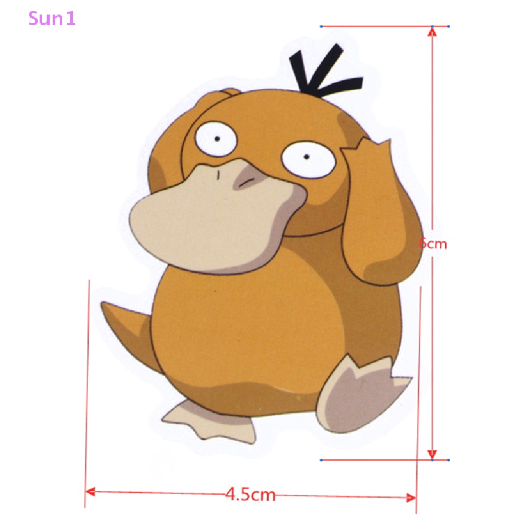 Set 50 Sticker Pokemon Dán Trang Trí Ván Trượt Laptop Thú Vị