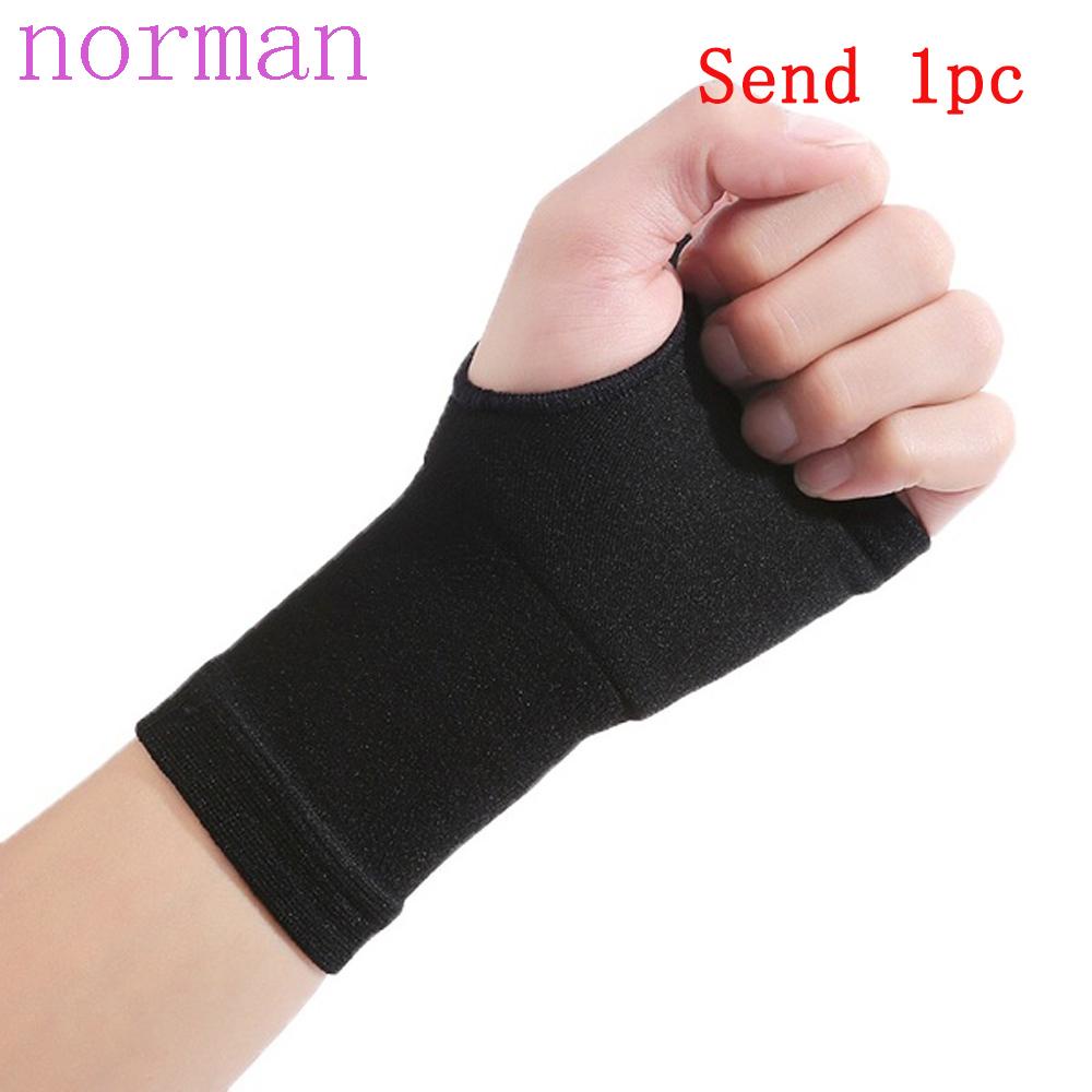 Găng tay hở ngón hỗ trợ cổ tay giảm đau thích hợp tập luyện thể thao tiện dụng