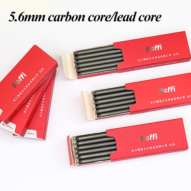 Bút Chì Cơ Tự Động 5.6mm 5.6mm Chất Lượng Cao &amp; Bút Chì Than Chì HB 2B 4B 6B 8B 14B Chất Lượng Cao