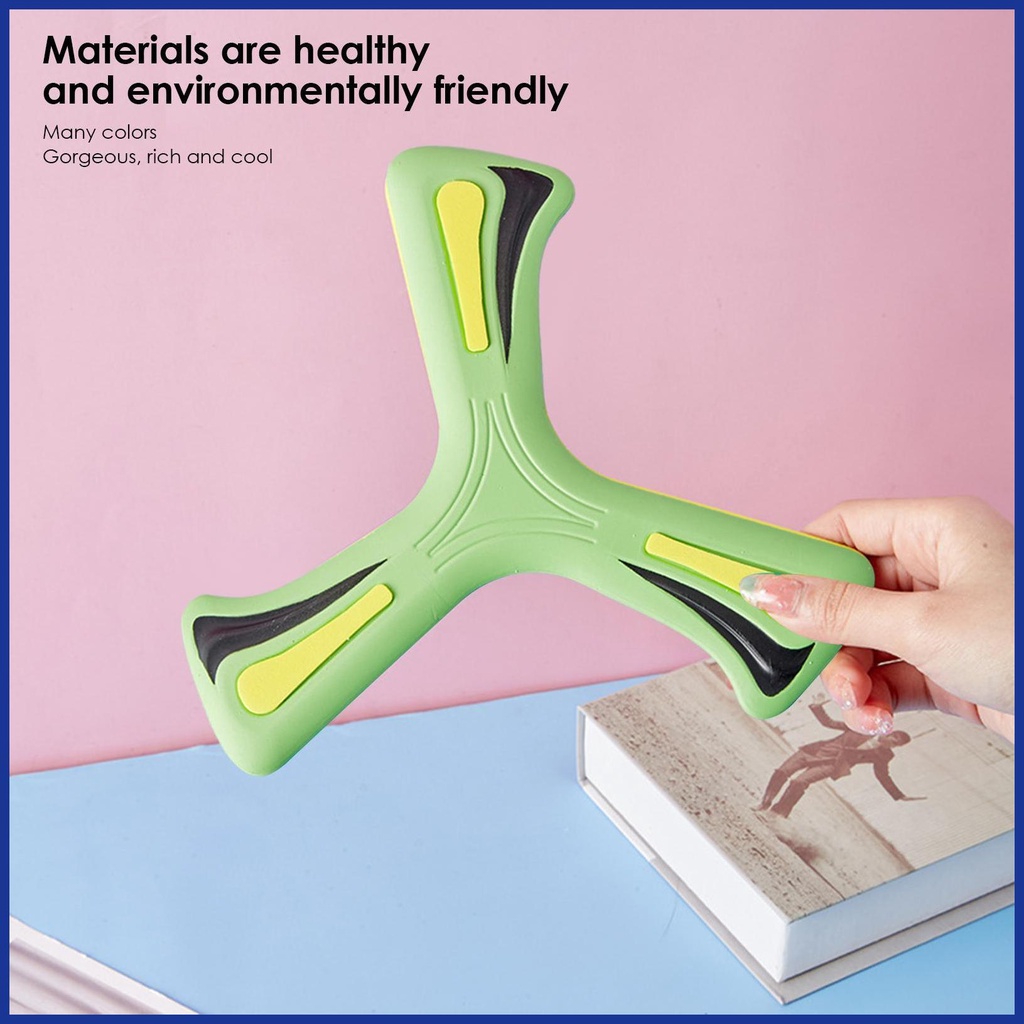 Boomerangs Bằng Xốp EVA Mềm 3 Cánh Chống Rơi Dễ Mang Theo Cho Trẻ Em