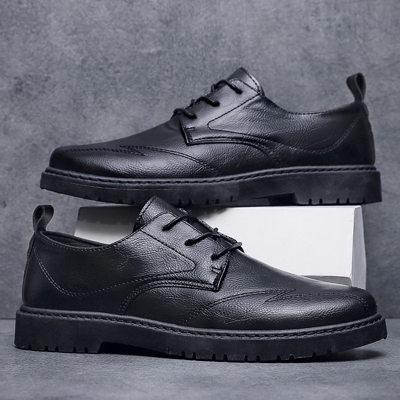 Giày đen giày tây nam giày tây giày da nam công sở giày đen chất lượng cao giày nam Thời trang dép nam giày dép