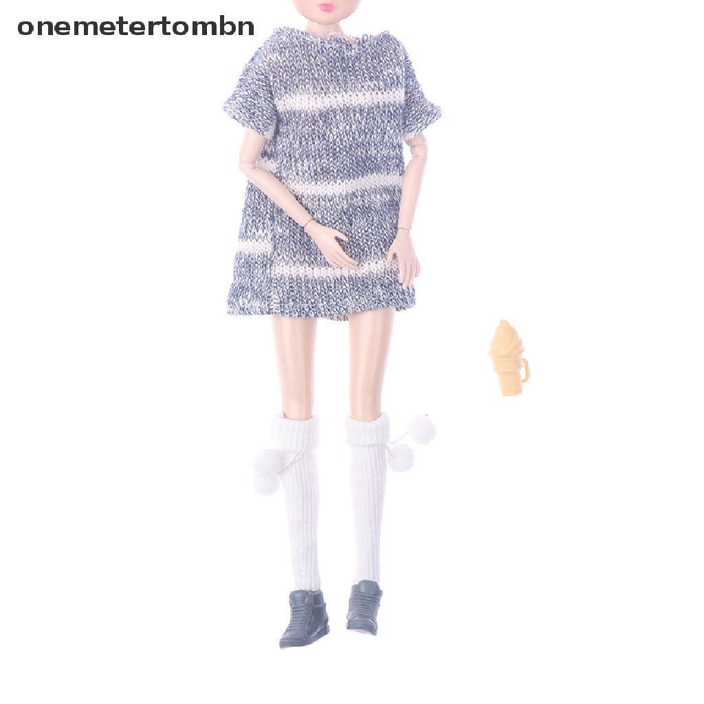 Set 5 Bộ Quần Áo Thời Trang Cho Búp Bê 1 / 6 30cm