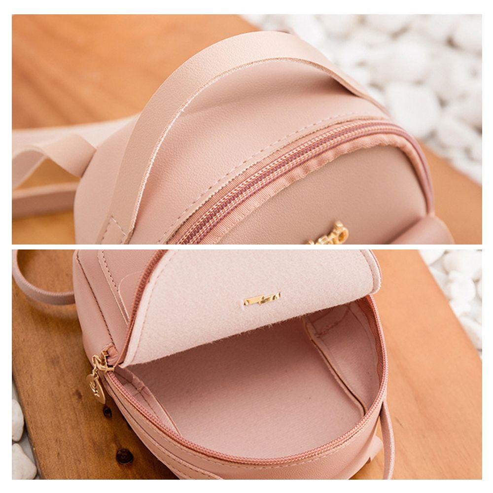 SUSANS Túi nhỏ thời trang mới 2022 dành cho nữ ba lô có khóa kéo túi nhắn tin phong cách nhỏ tươi